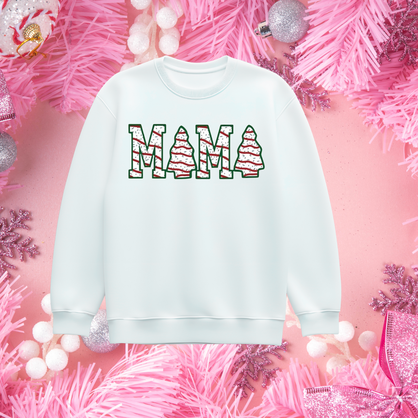 Christmas tree mama sweatshirt