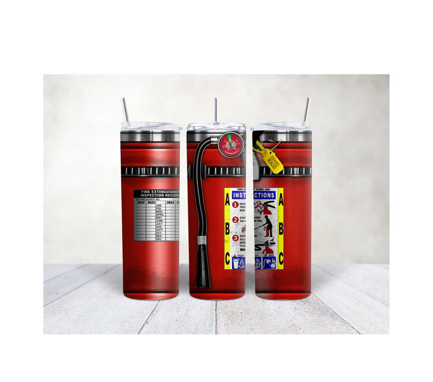 20oz Fire Extinguisher Tumbler