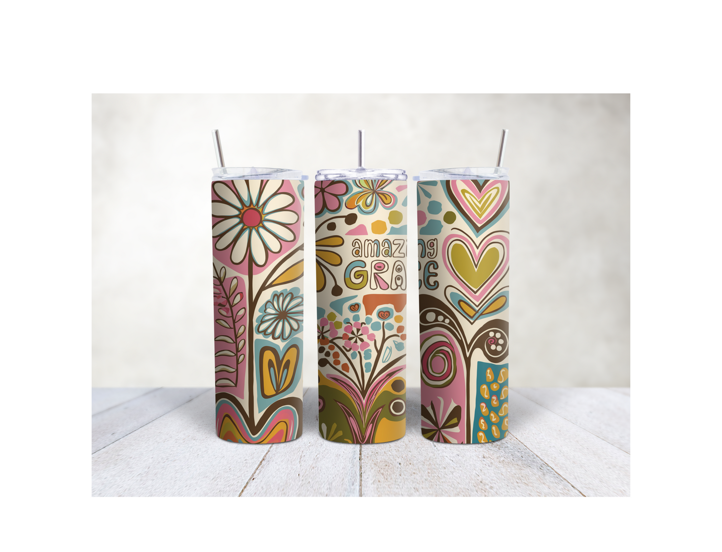20oz Amazing Grace Tumbler
