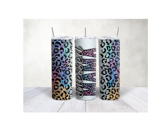 20oz Blessed Mama Tumbler