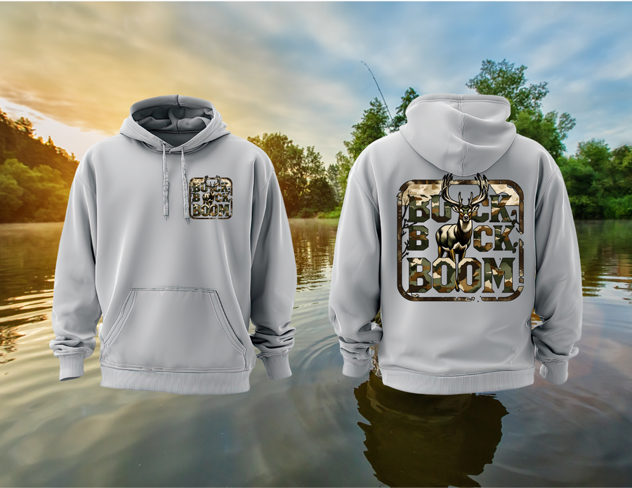 Buck Buck Boom Hoodie Mens