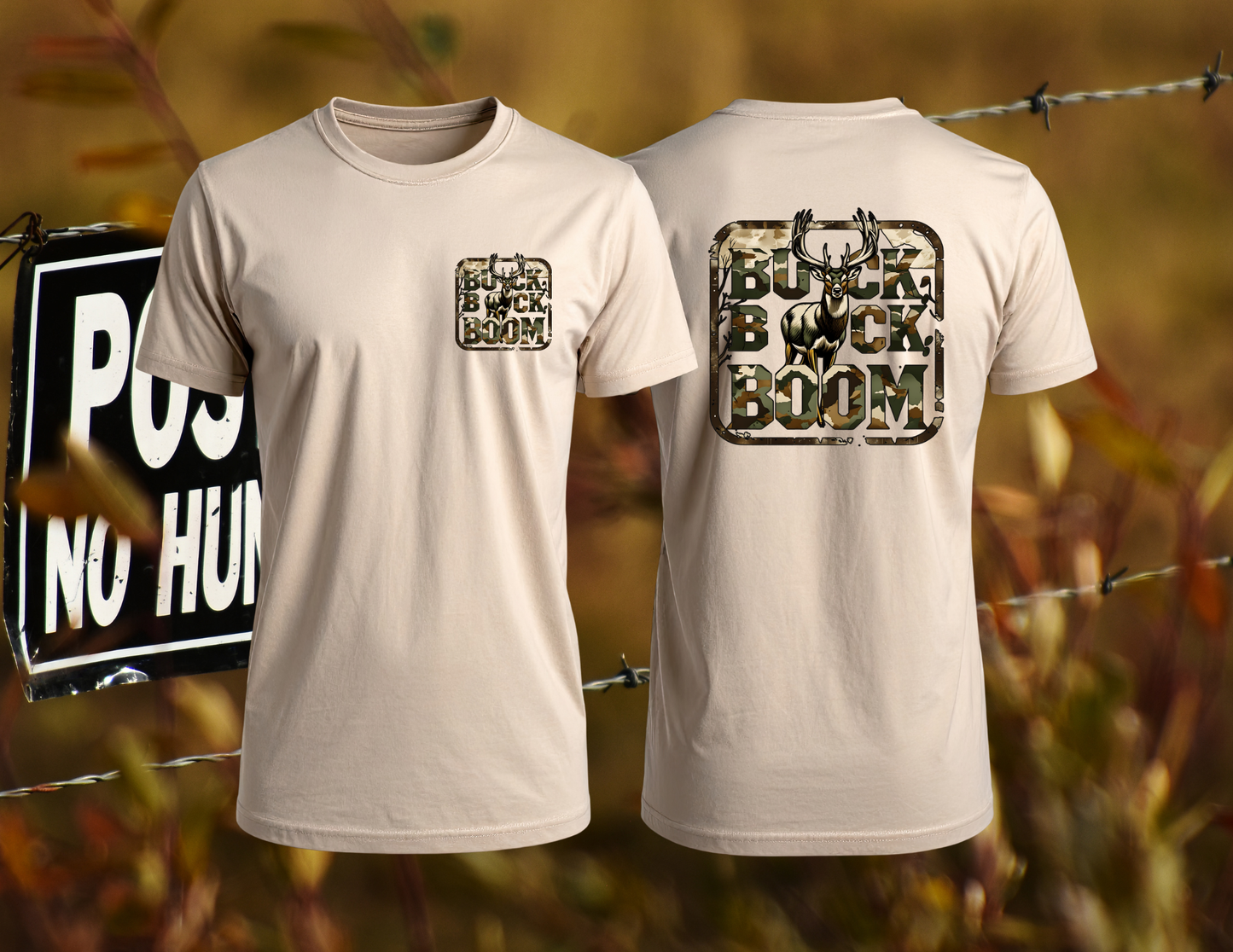 Buck Buck Boom T-shirt Mens