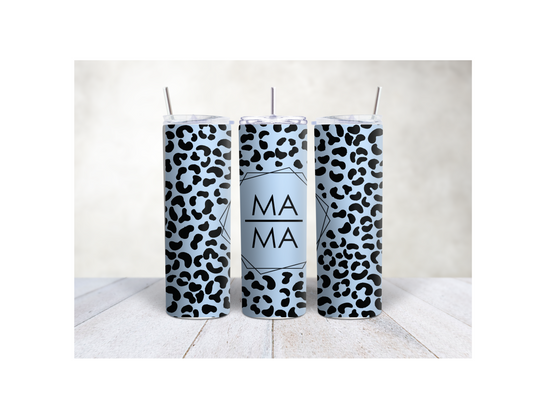 20oz blue MAMA tumbler