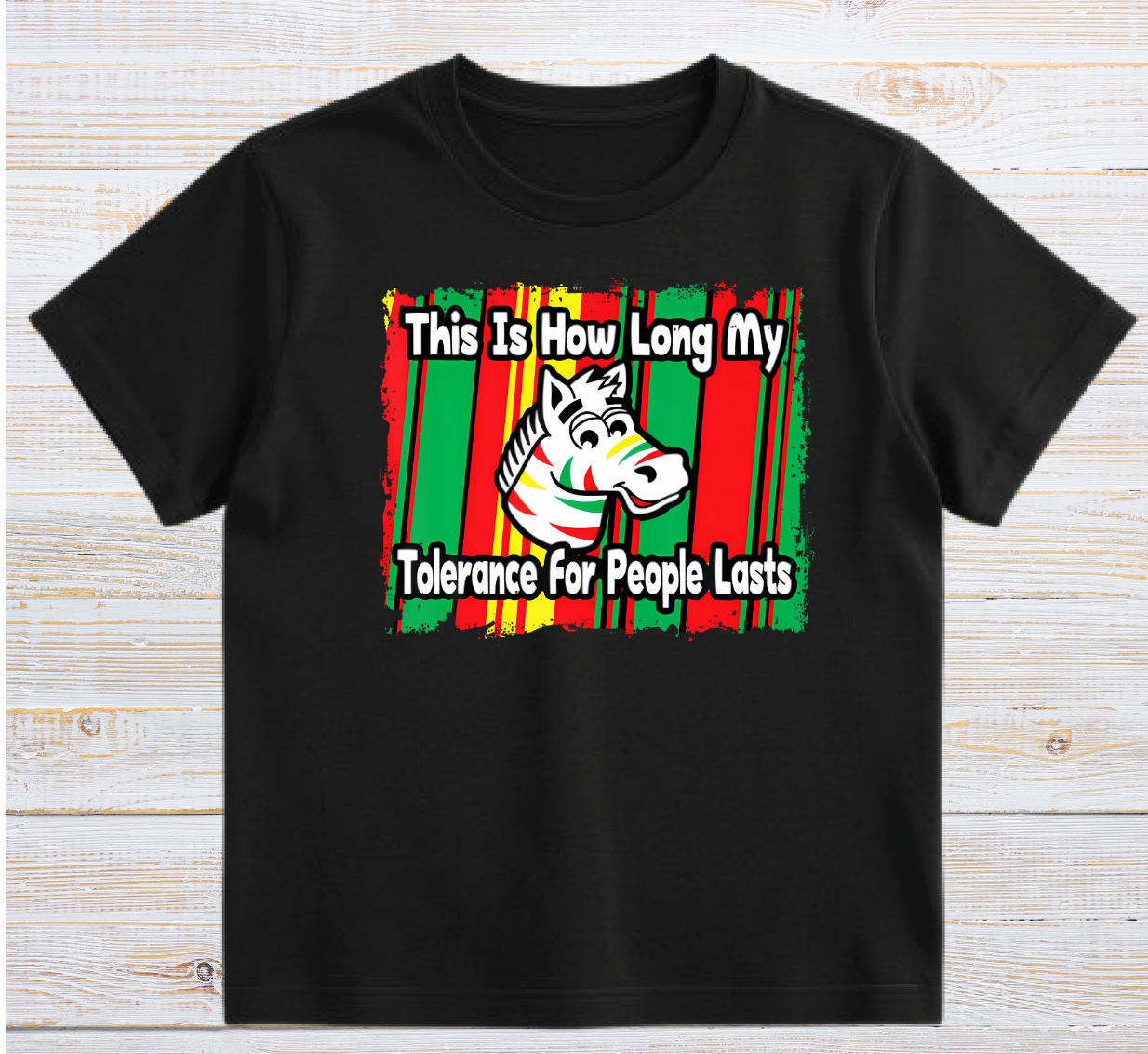 This is how long my tolerance last for people T-Shirt